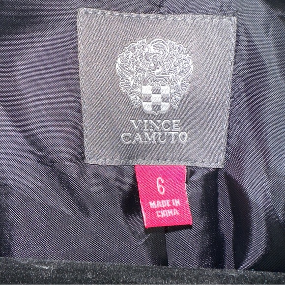 Vince Camuto Jacket Womens 6 Rouge Nina Notched Collar Open Front Blazer - Picture 3 of 9